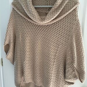 The Limited Textured Cowl Neck Sweater - Tan